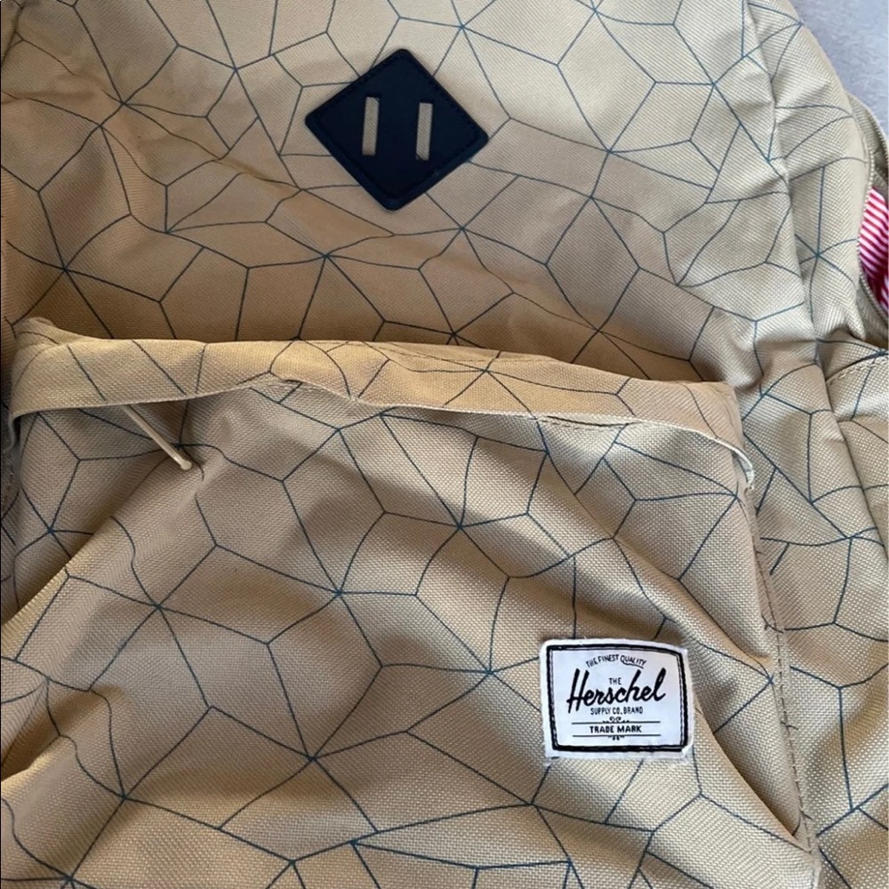 Herschel Supply Co Khaki Heritage Backpack View 2